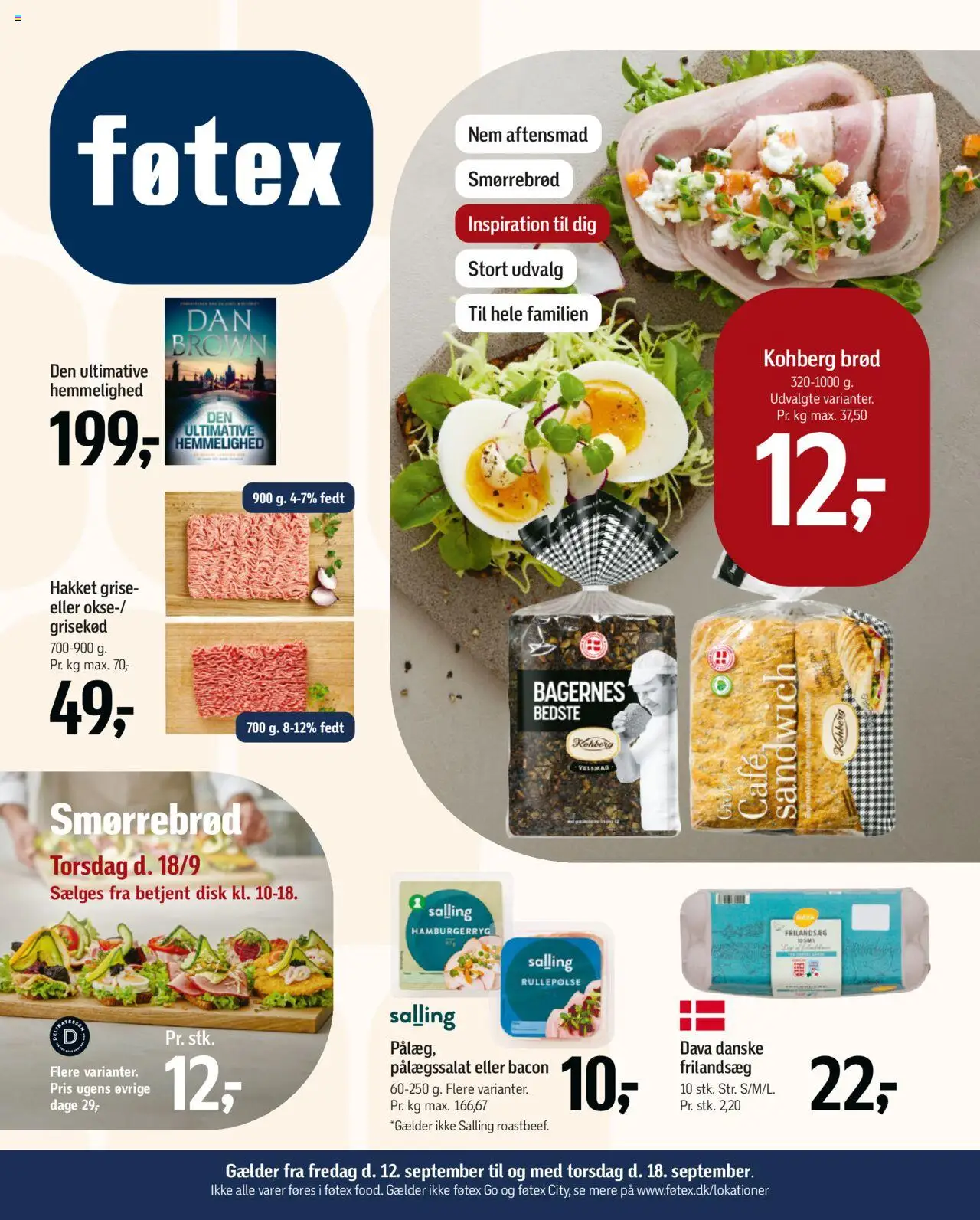 Føtex tilbudsavis gyldig fra 12/09/2025 - side 1