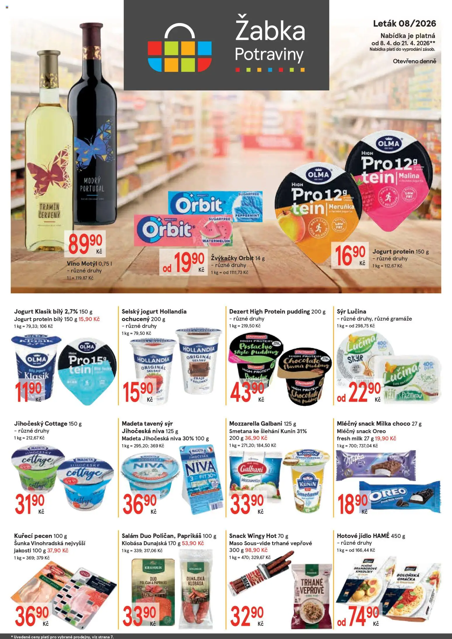Náhled nabídky: Žabka Žabka leták platný od 08.04.2026