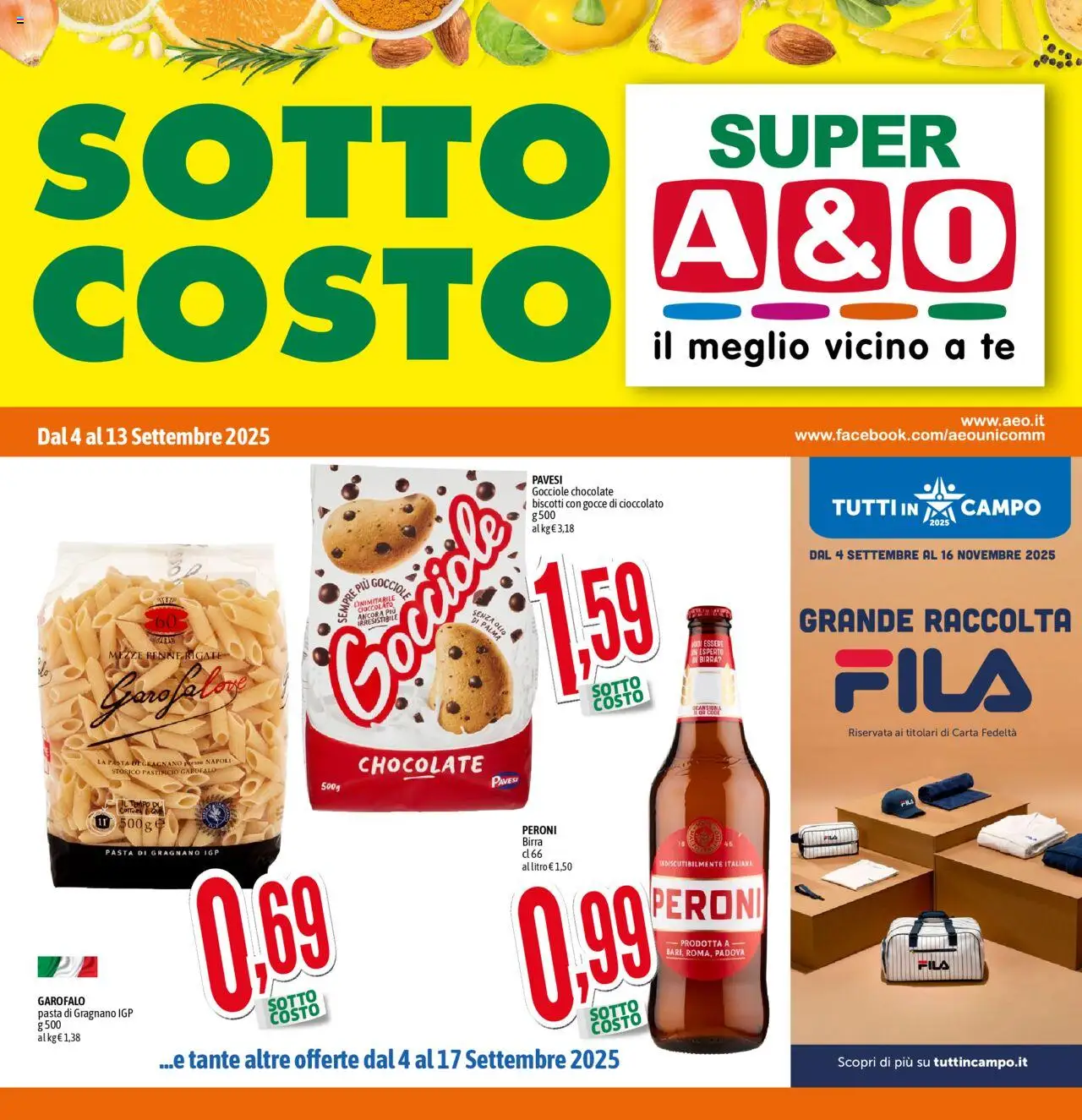 Volantino A&O valido da 04/09/2025 numero di pagina 1