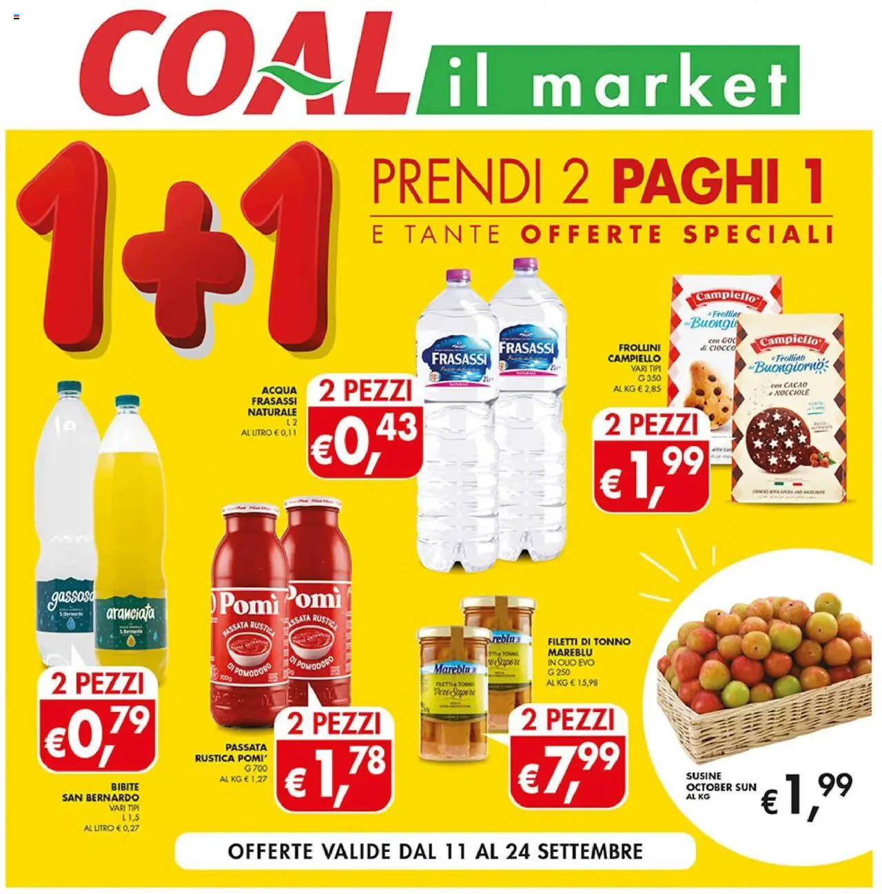 Volantino Coal valido da 11/09/2025 numero di pagina 1