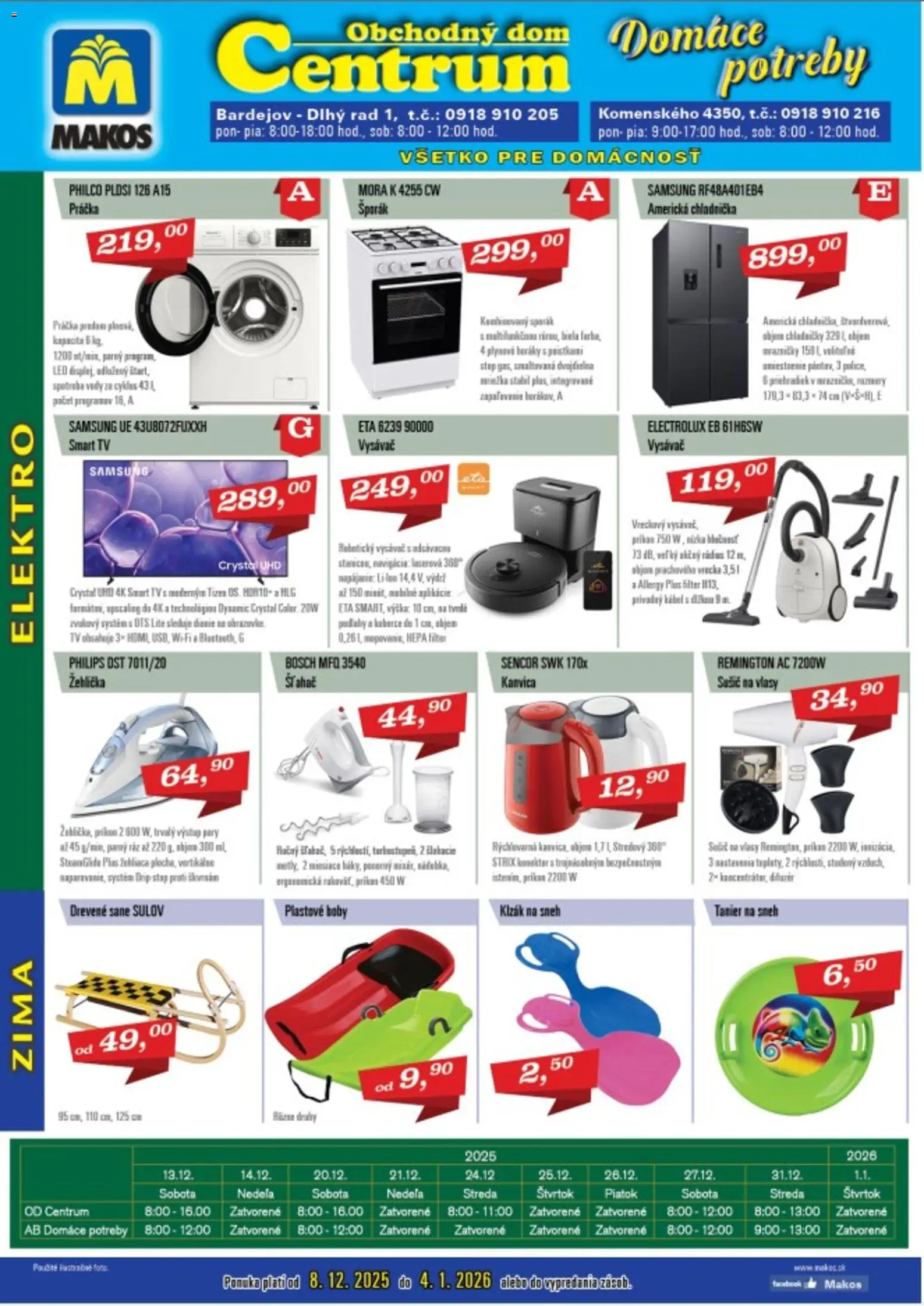 Náhľad Makos letáku platného od 08.12.2025