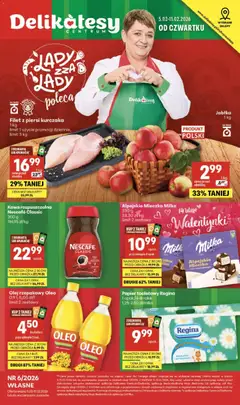 Pogląd gazetki "Sklepy Własne" ze sklepu Delikatesy Centrum ważnej od 05.02.2026