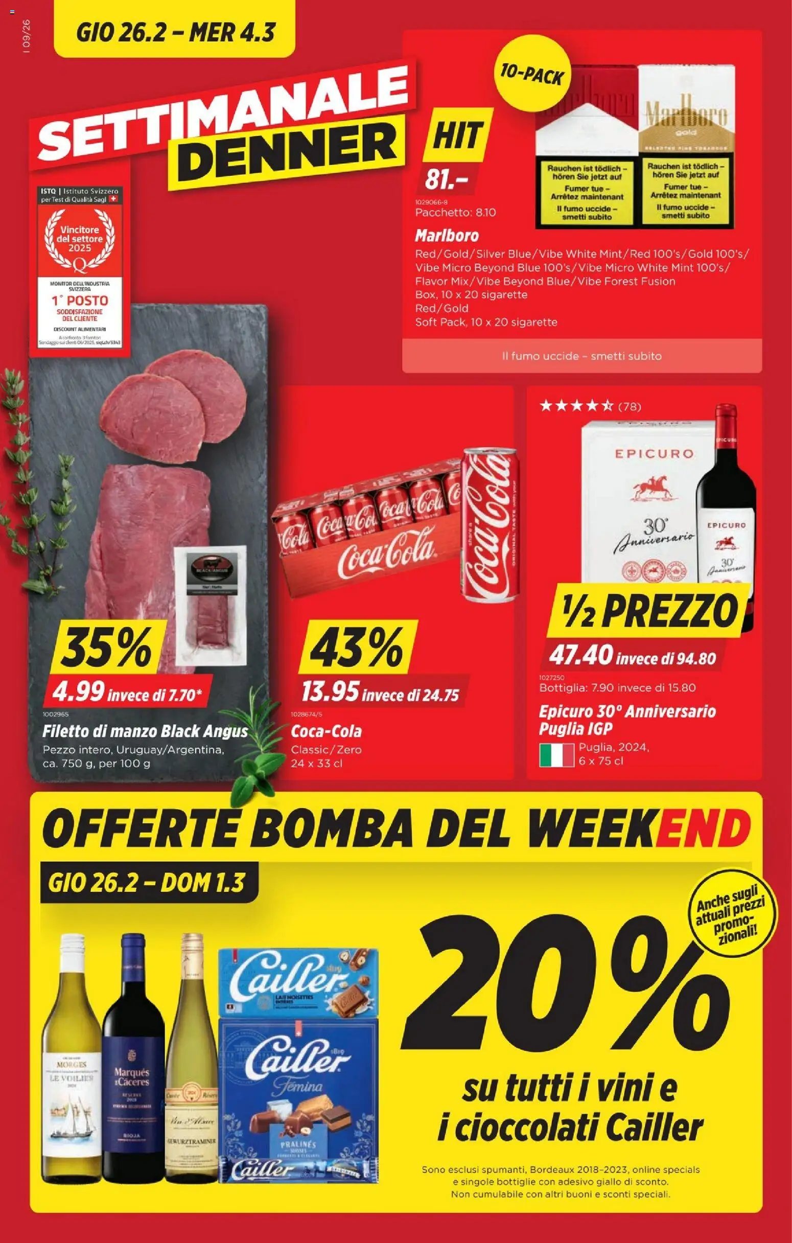 Vorschau des Merkblatts Aktionen IT vom Shop Denner gültig von 26.02.2026 bis 01.03.2026