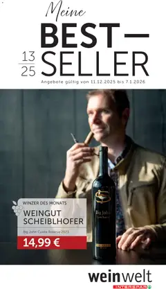 Vorschau der Angebote: Interspar Wein Welt gültig ab 11.12.2025