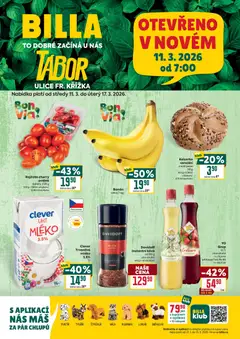 Náhled nabídky: Billa Billa leták - Speciál: Tábor platný od 11.03.2026