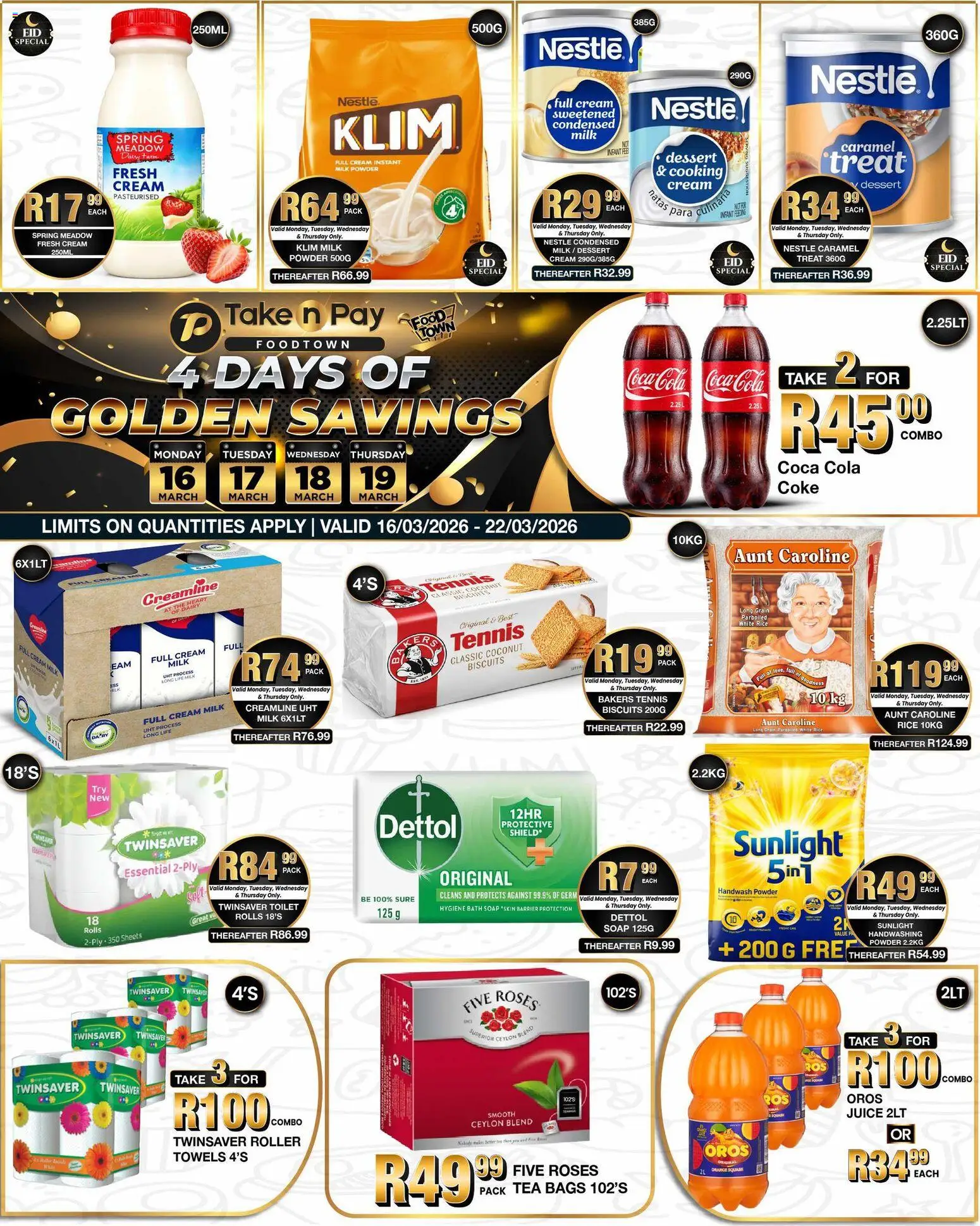 Preview of Take n Pay flyer valid from 16/03/2026