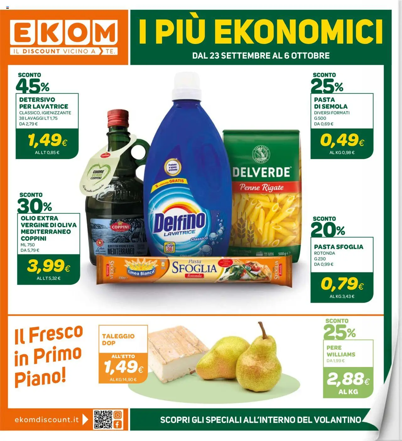 Volantino Ekom valido da 23/09/2025 numero di pagina 1