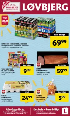 Eksempel på tilbudsavis Tilbudsavis fra butik Løvbjerg gyldig fra 15/08/2025