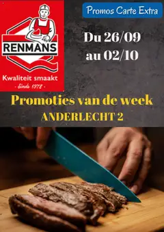 Voorbeeld van Folder / Publicité van winkel Renmans geldig vanaf 26/09/2025