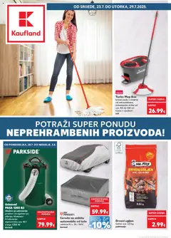 Pregled letka Karlovac trgovine Kaufland vrijedi od 23.07.2025