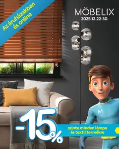 Möbelix - Szórólap megtekintése, amely érvényes 2025.12.22.-től