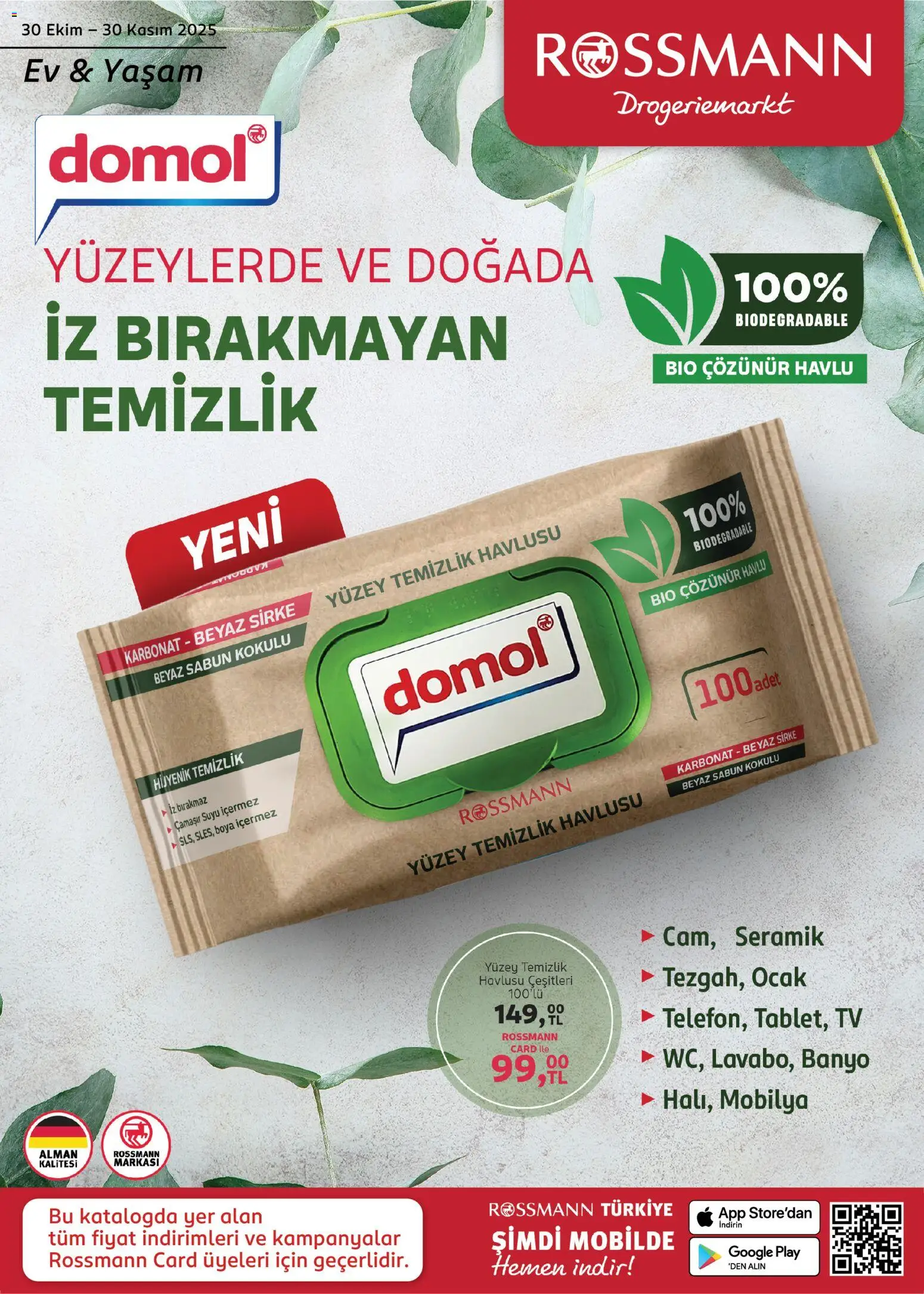 Rossmann Kasım Ev & Yaşam Kataloğu 30.10.2025 - Broşürünün önizlemesi