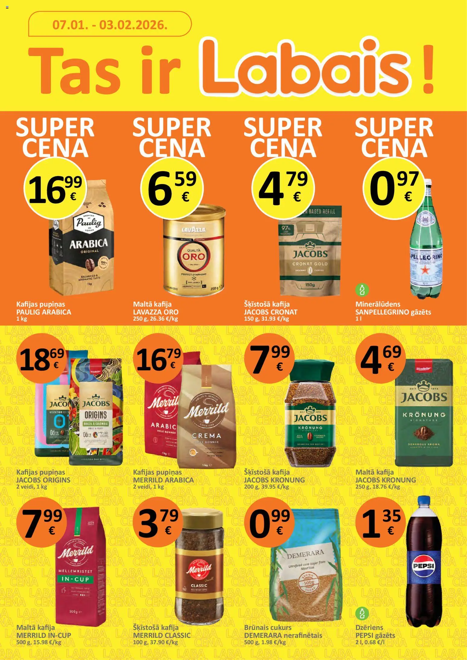 Skatīt Labais akciju bukletu, derīgs no 2026.01.07