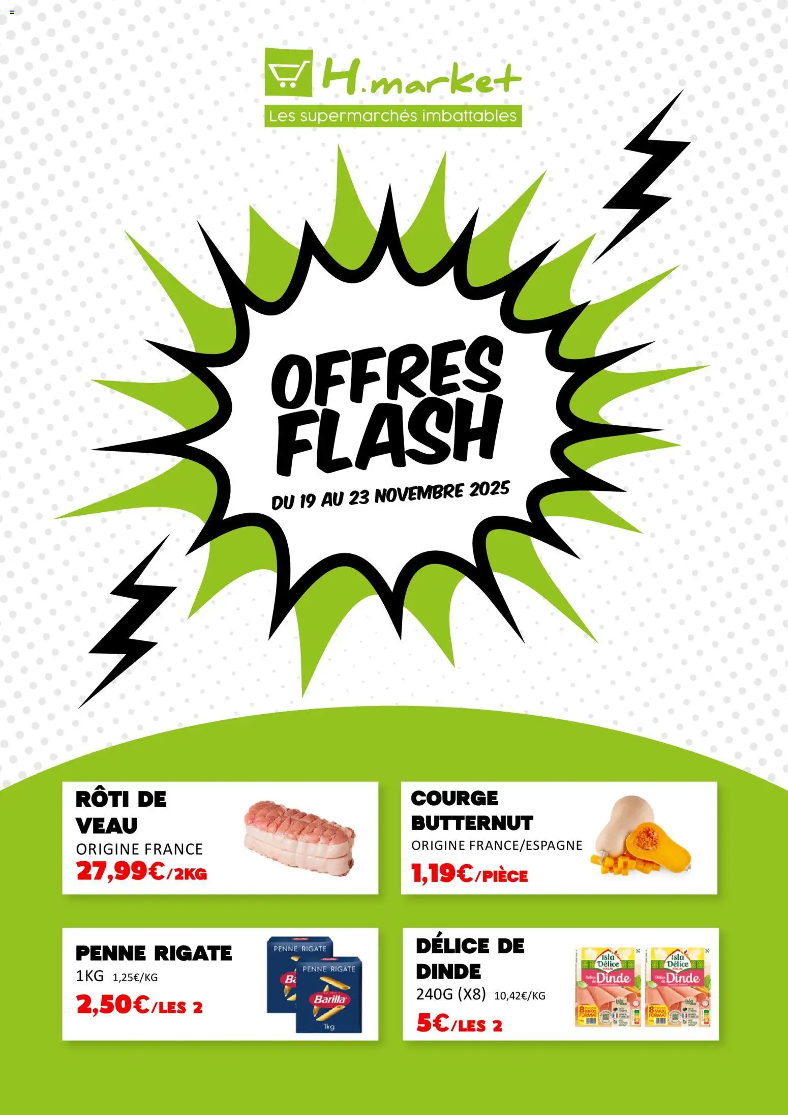 Prévisualisation de Catalogue du magasin Hmarket formulaire valide 19/11/2025