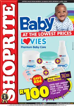 Preview of Shoprite flyer valid from 23/03/2026
