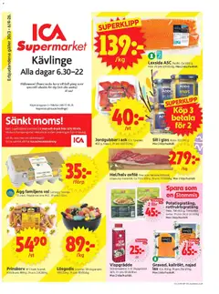 Förhandsgranska reklamblad Kävlinge från butik ICA Supermarket gäller från 30/03/2026