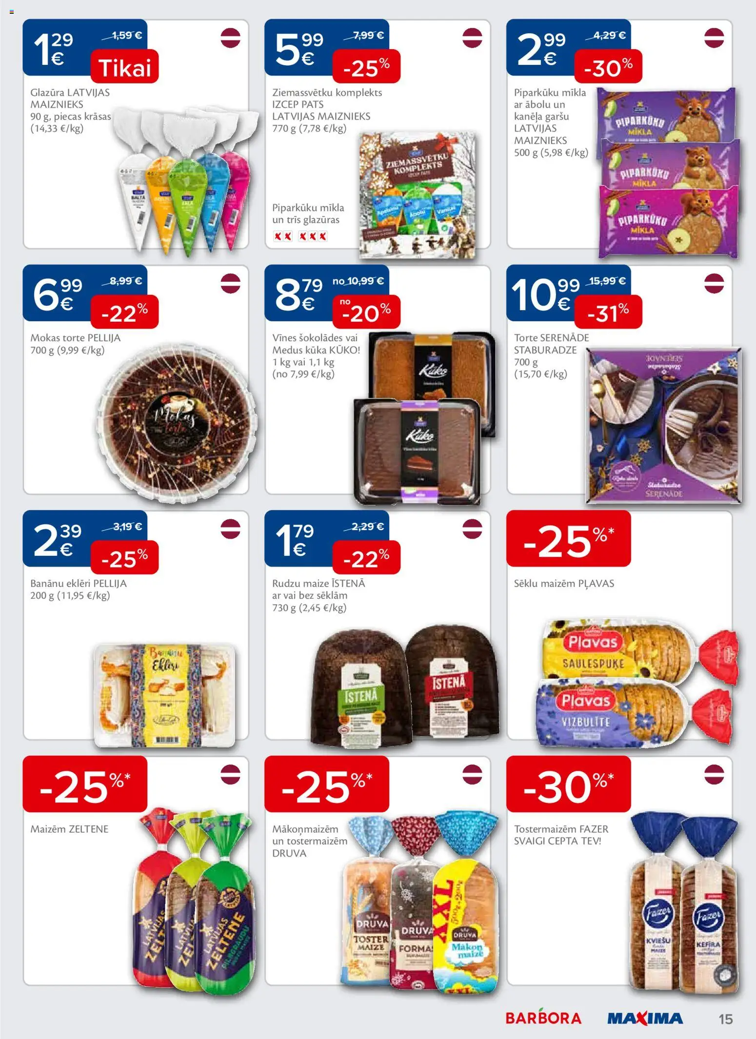 Skatīt Maxima akciju bukletu, derīgs no 2025.12.09