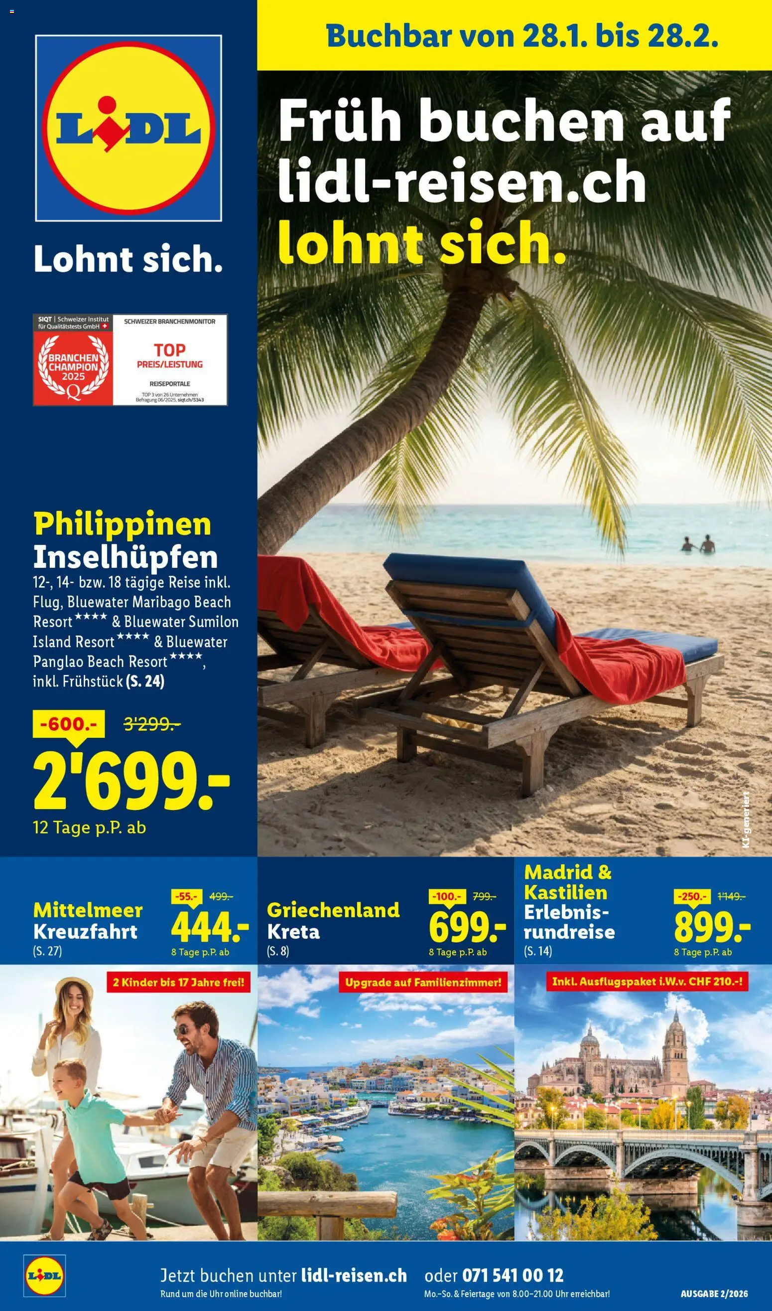 Vorschau des Merkblatts Aktionen Reisen Februar vom Shop Lidl gültig von 28.01.2026 bis 28.02.2026