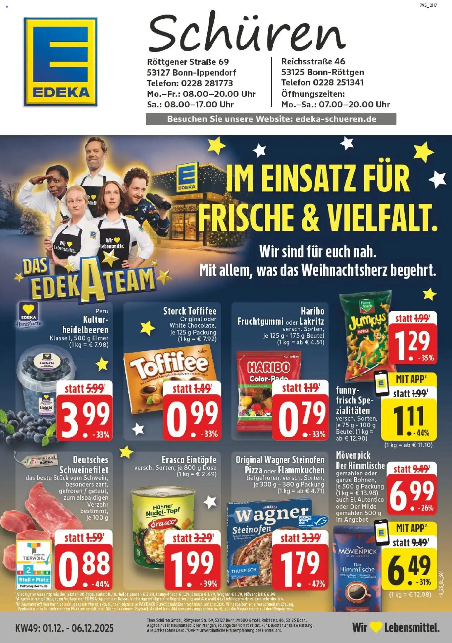 Vorschau von dem Prospekt des Geschäftes Edeka, gültig ab dem 01.12.2025