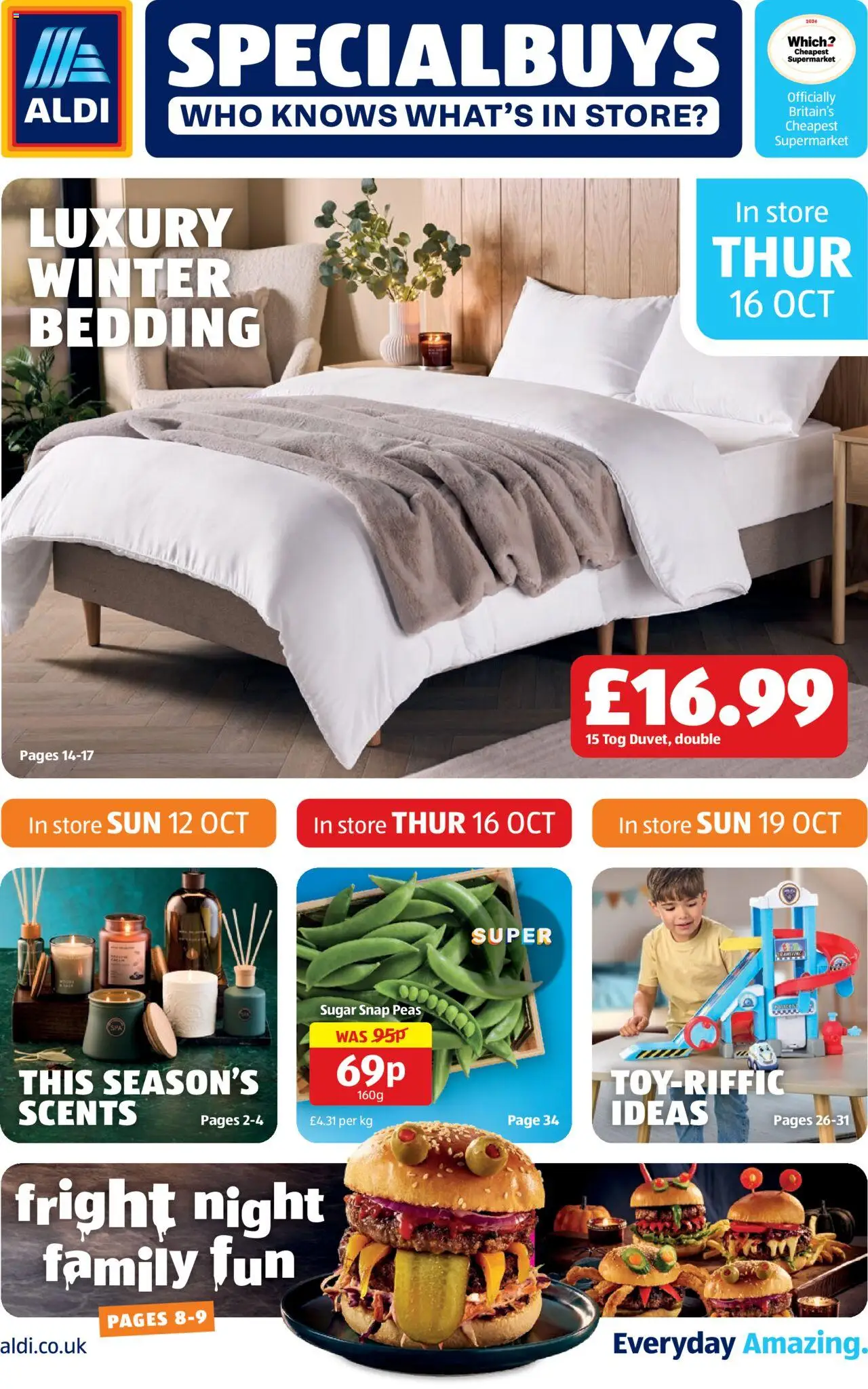 Aldi shop Weekly offers Scottish Specialbuys valid from 16/10/2025 - Page number 1