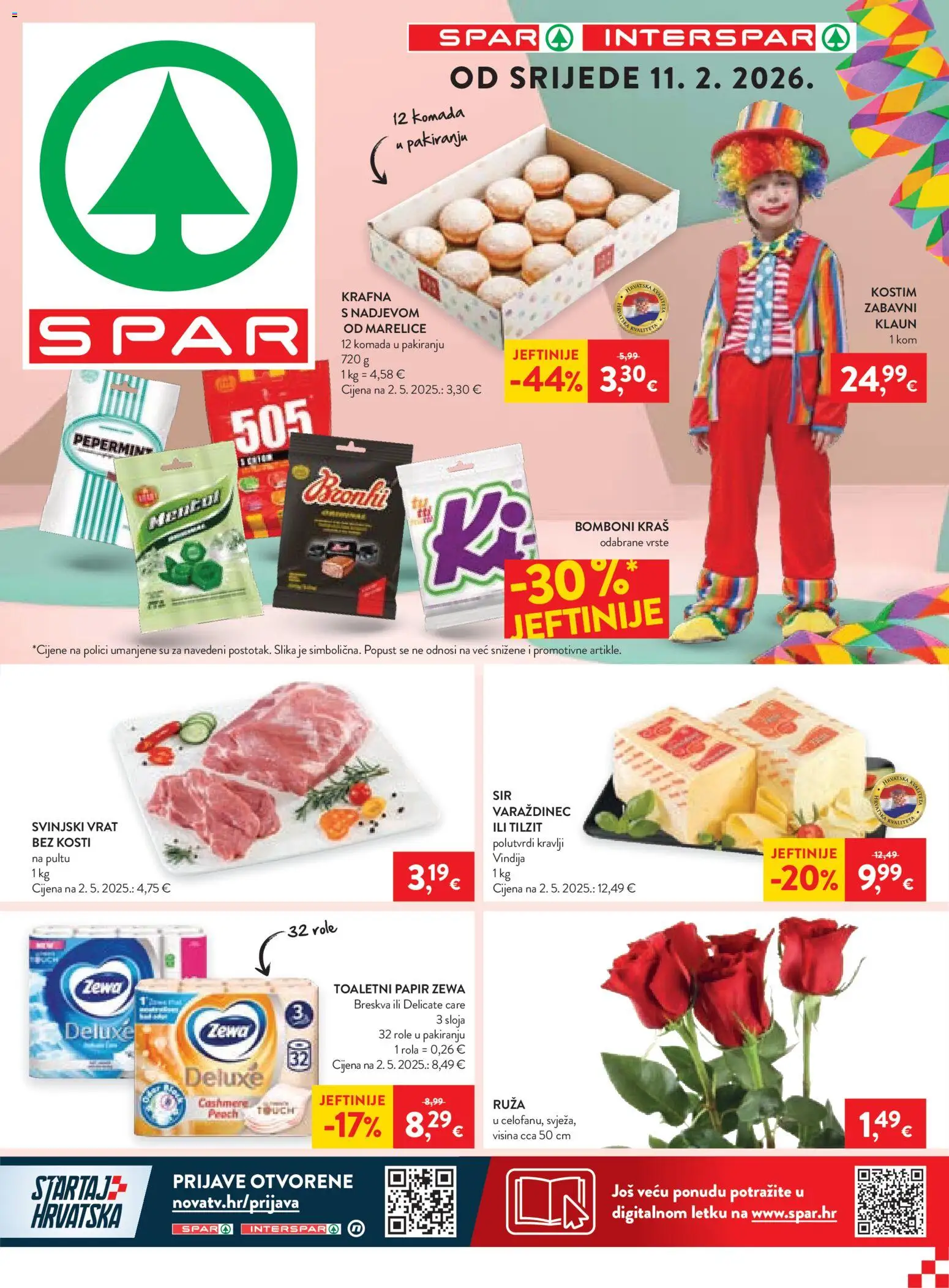 Pregled letka Katalog trgovine Spar vrijedi od 11.02.2026