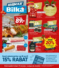 Eksempel på tilbudsavis Tilbudsavis fra butik Bilka gyldig fra 19/12/2025