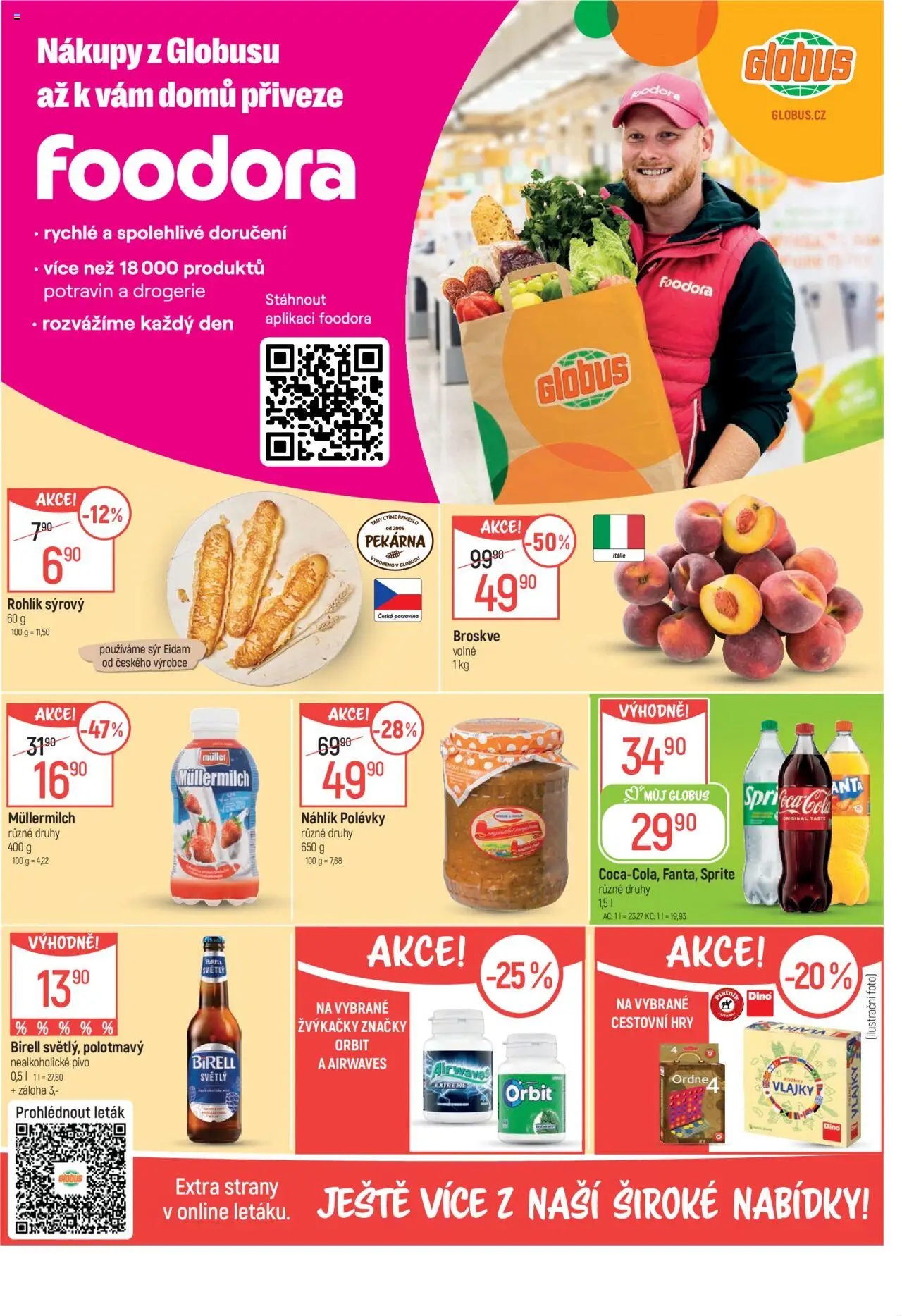  Globus leták od 25.06.2025 >> Akční nabídka "Opava" - strana 2 - Globus, Pivo, Drogerie, Sýr, Polévky, Birell, Sprite, Müllermilch