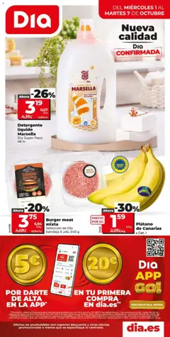 Vista previa del folleto de la tienda Dia válido desde el 01/10/2025 