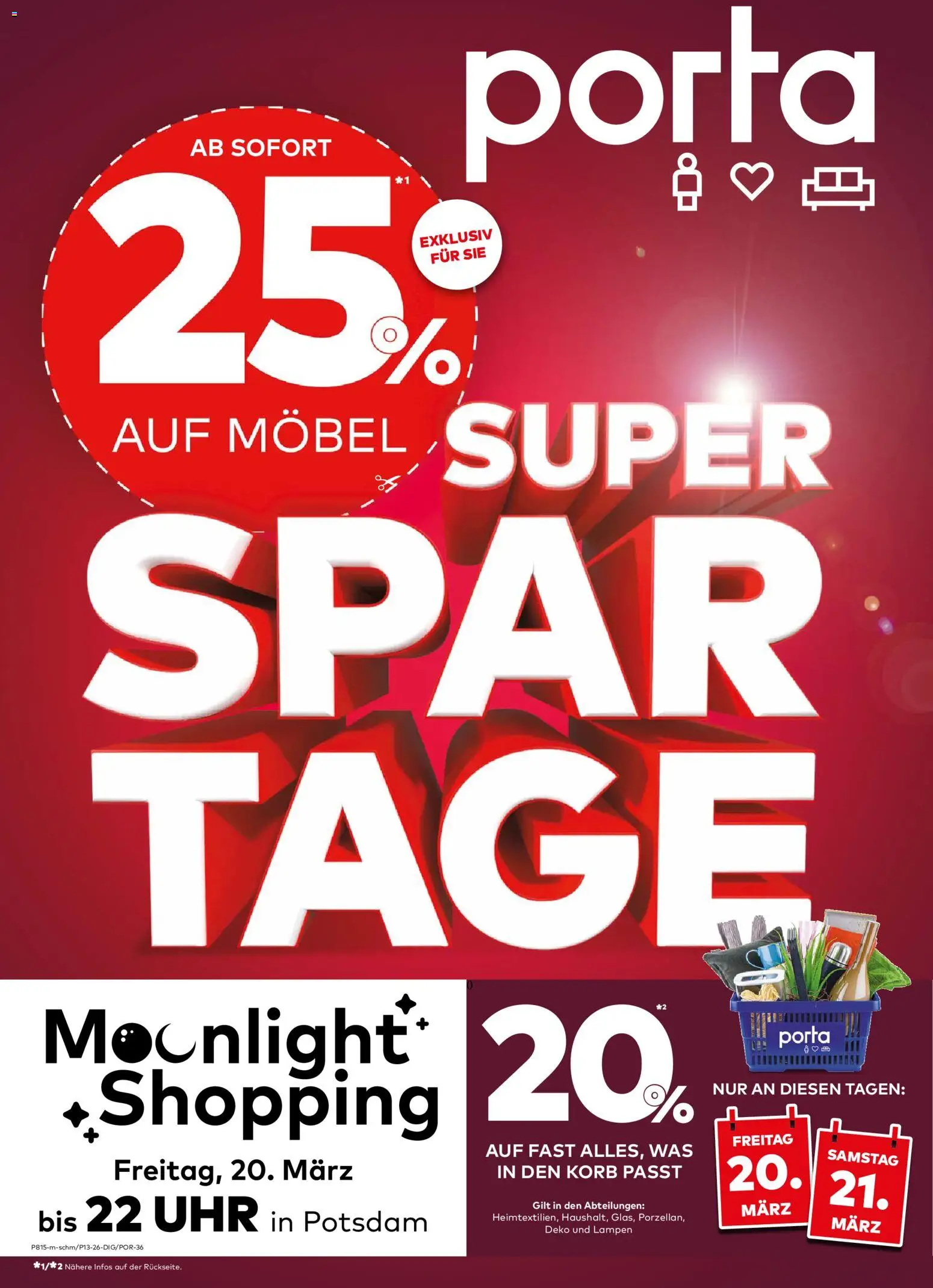 Vorschau von dem Prospekt des Geschäftes Porta!, gültig ab dem 16.03.2026