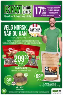 Forhåndsvis Kundeavis fra butikk Kiwi gyldig fra 10/11/2025