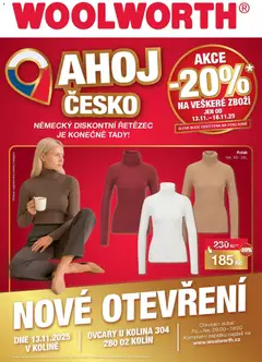 Náhled nabídky: Woolworth Leták - Kolín platný od 13.11.2025