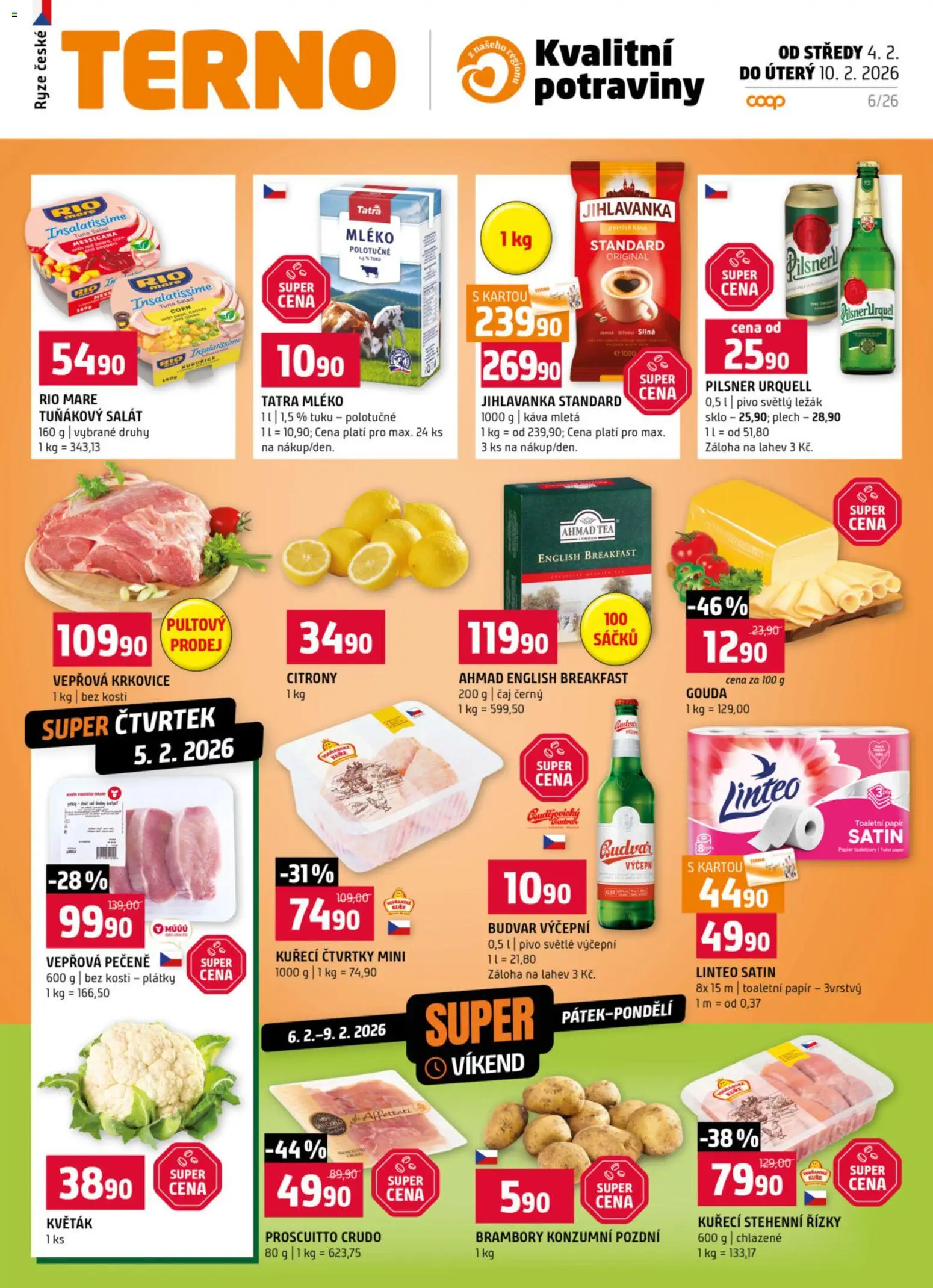 Náhled nabídky: Terno Leták platný od 04.02.2026