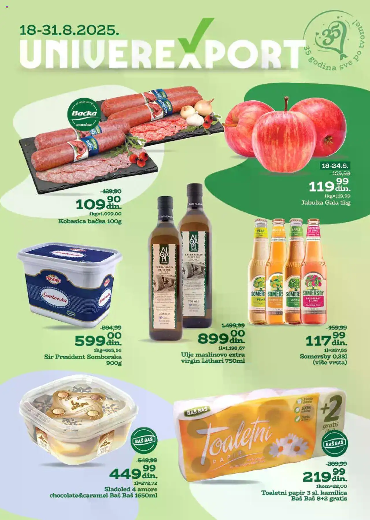 Univerexport katalog važi od 18.08.2025 - stranica 1