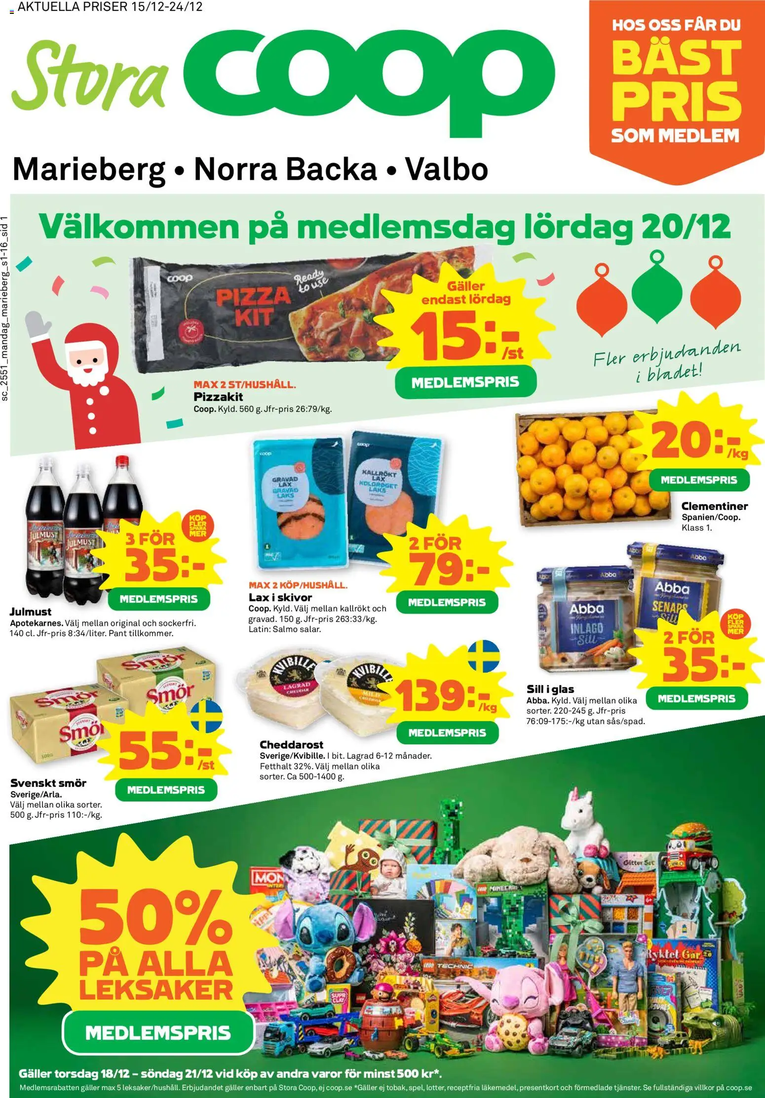 Förhandsgranska reklamblad Örebro från butik Coop Forum gäller från 15/12/2025
