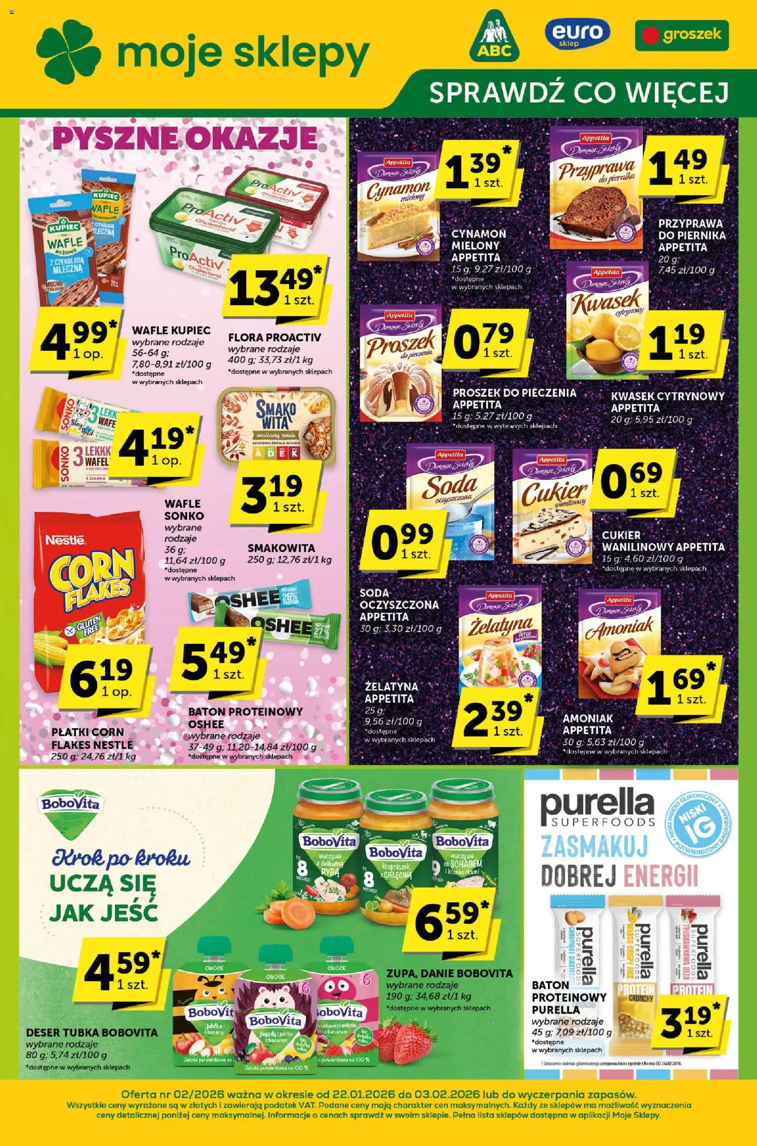 Pogląd gazetki "Sprawdź, co więcej" ze sklepu ABC ważnej od 22.01.2026