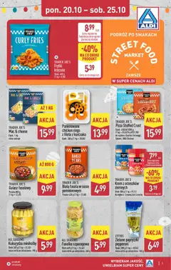 Pogląd gazetki "Podróż po smakach Street Food Market" ze sklepu Aldi ważnej od 20.10.2025