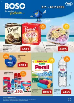 Pregled letka Katalog trgovine Boso vrijedi od 03.07.2025
