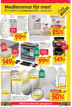 Förhandsgranska reklamblad Aktuella reklamblad Rusta från butik Rusta gäller från 01/12/2025 | Sida: 19