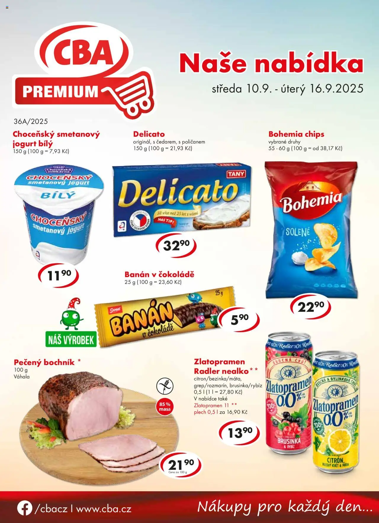  CBA Leták - Premium (10.09.2025 - 16.09.2025)