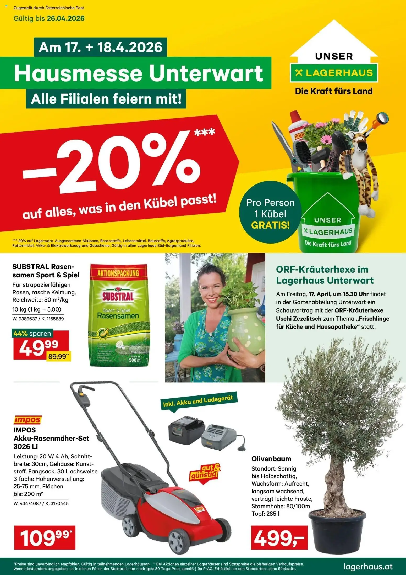 Vorschau der Angebote: Lagerhaus Lagerhaus Wochen Angebote gültig ab 08.04.2026