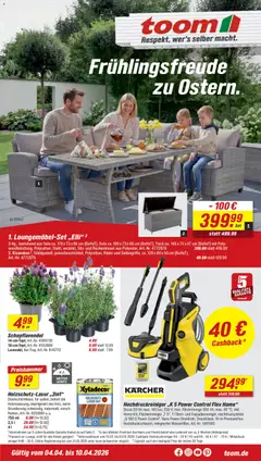 Vorschau von dem Prospekt des Geschäftes Toom Baumarkt, gültig ab dem 04.04.2026