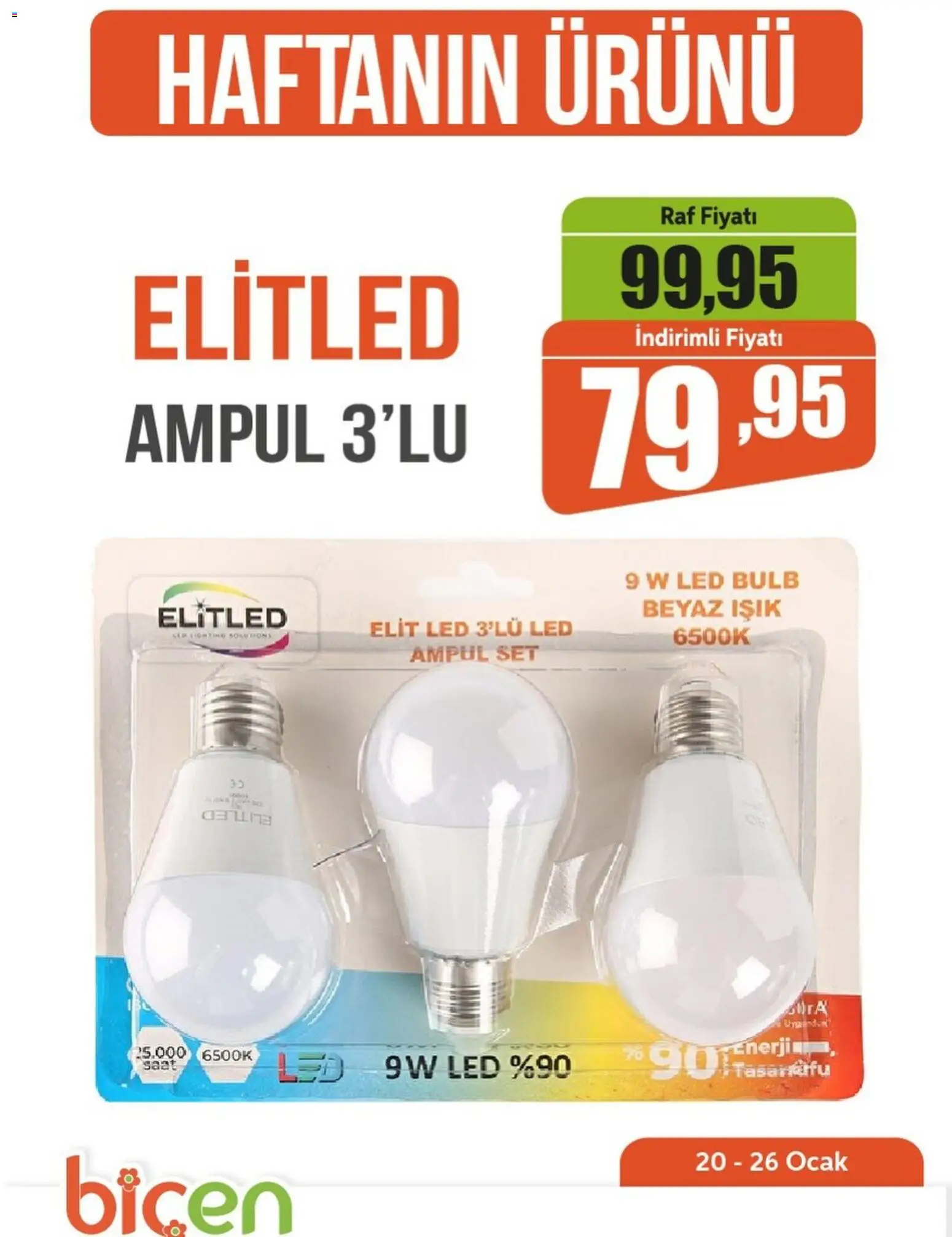 Biçen Market Haftanın Ürünü 20.01.2026 - Broşürünün önizlemesi