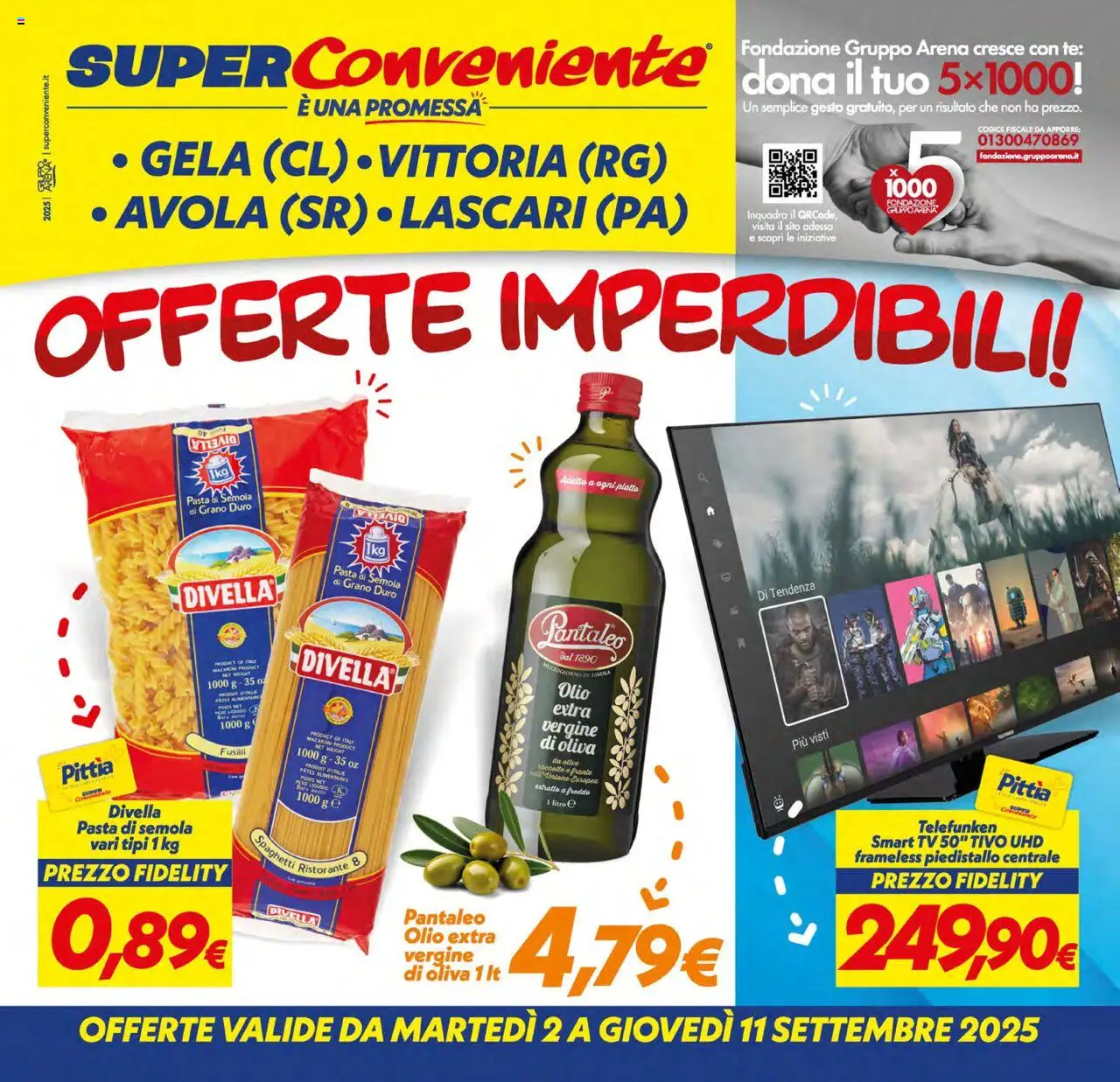 Volantino SuperConveniente valido da 02/09/2025 numero di pagina 1