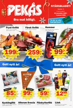 Förhandsgranska reklamblad Aktuella reklamblad Pekås från butik Pekås gäller från 29/12/2025