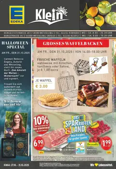 Vorschau von dem Prospekt des Geschäftes Edeka, gültig ab dem 26.10.2025