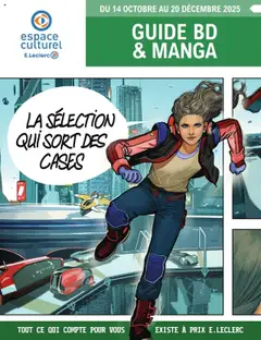 Prévisualisation de Guide BD & Manga du magasin E.Leclerc formulaire valide 14/10/2025