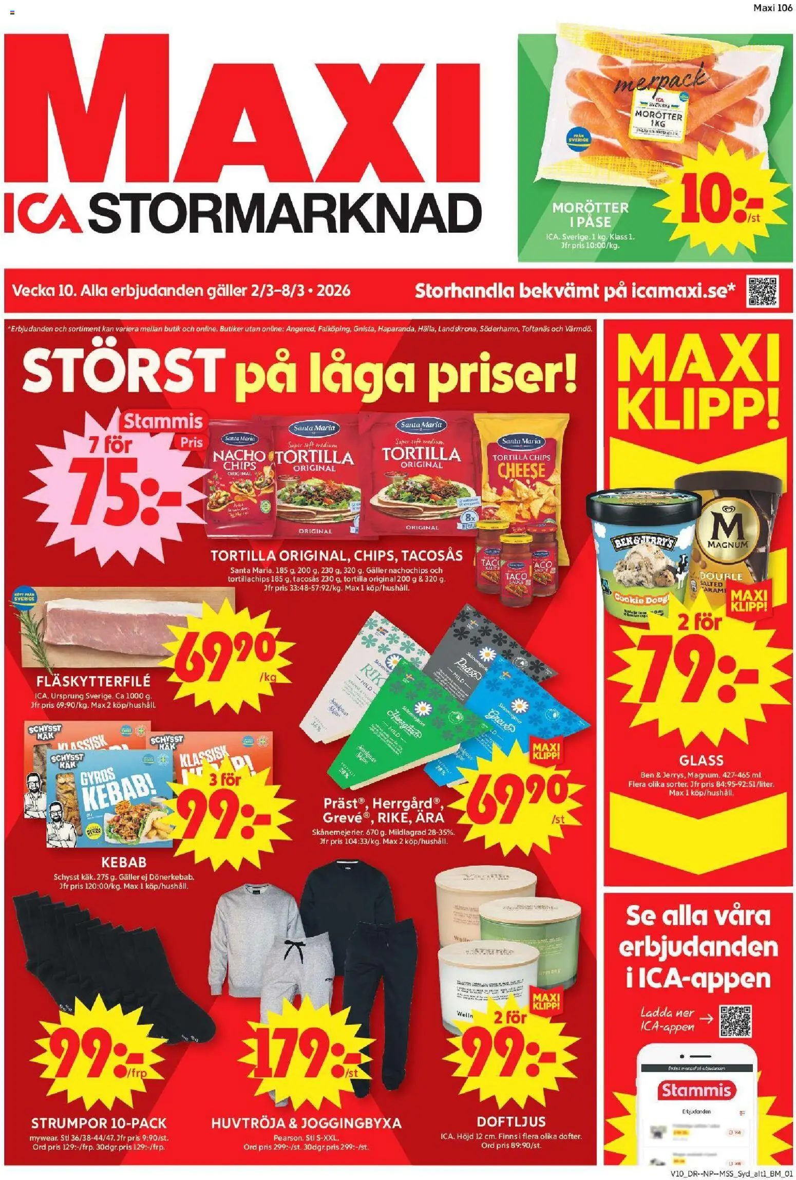 Förhandsgranska reklamblad Malmö från butik ICA Maxi gäller från 02/03/2026