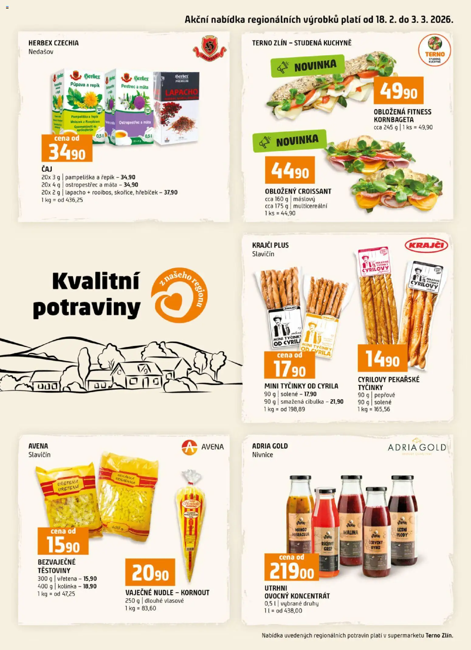 Náhled nabídky: Terno Leták - Zlín platný od 18.02.2026