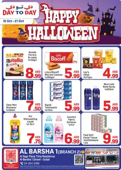 Preview of the catalogue Happy Halloween - Al Barsha, Dubai Branch of store Day to Day valid from 15 Oct, 2025