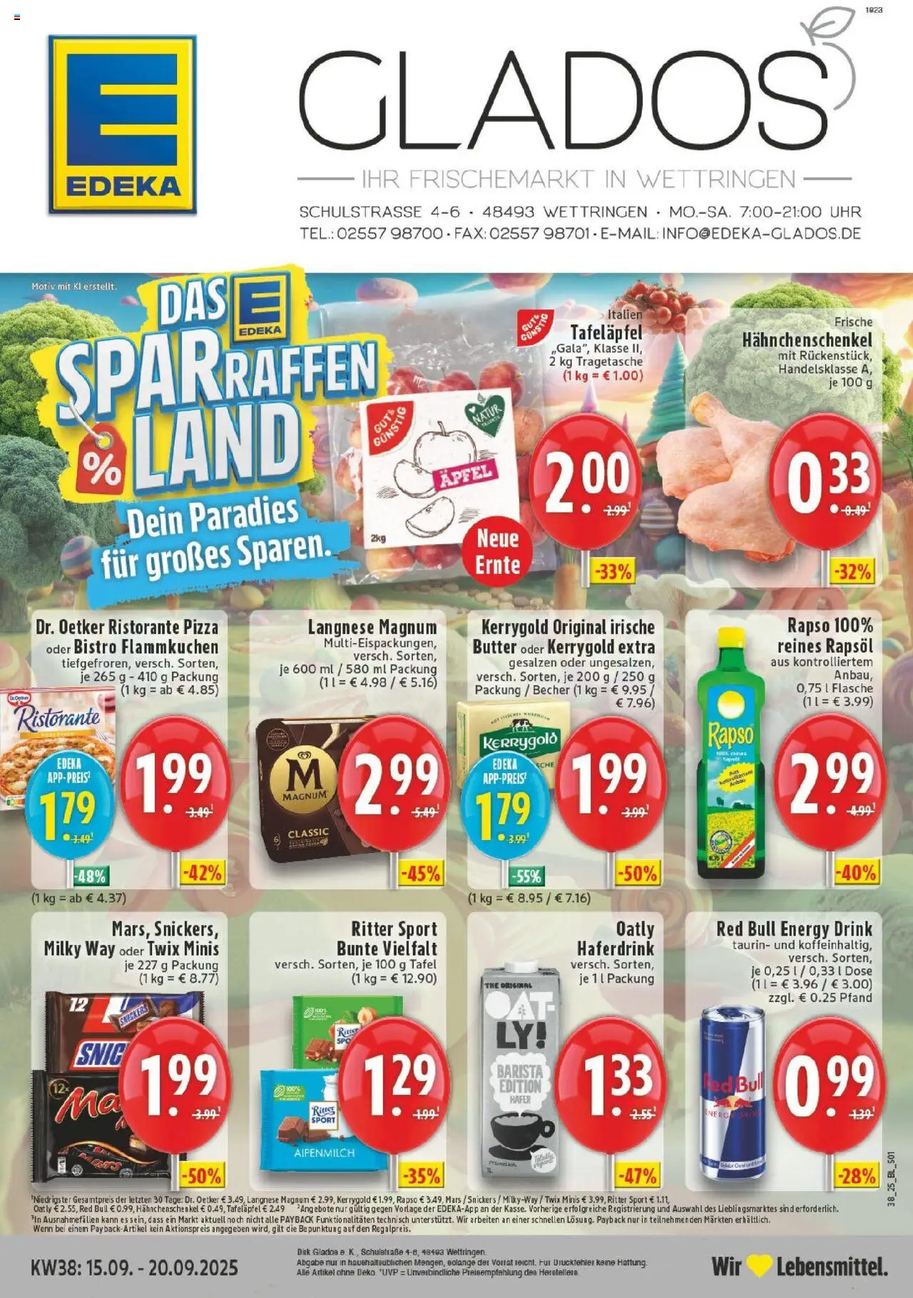 EDEKA Prospekt ab 14.09.2025 - Prospekt Wettringen Online